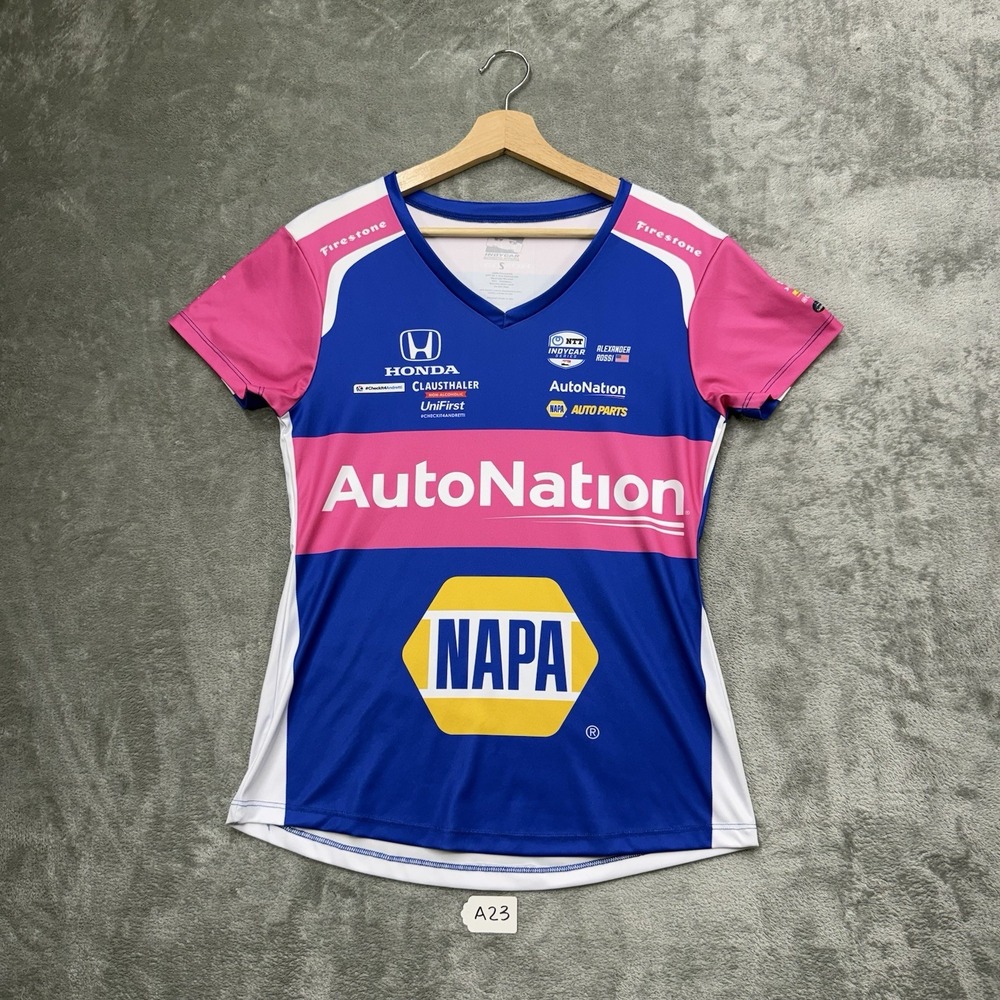 Napa Autonation #27 Alexander Rossi Indy Car Racing Jersey Shirt Size Women S